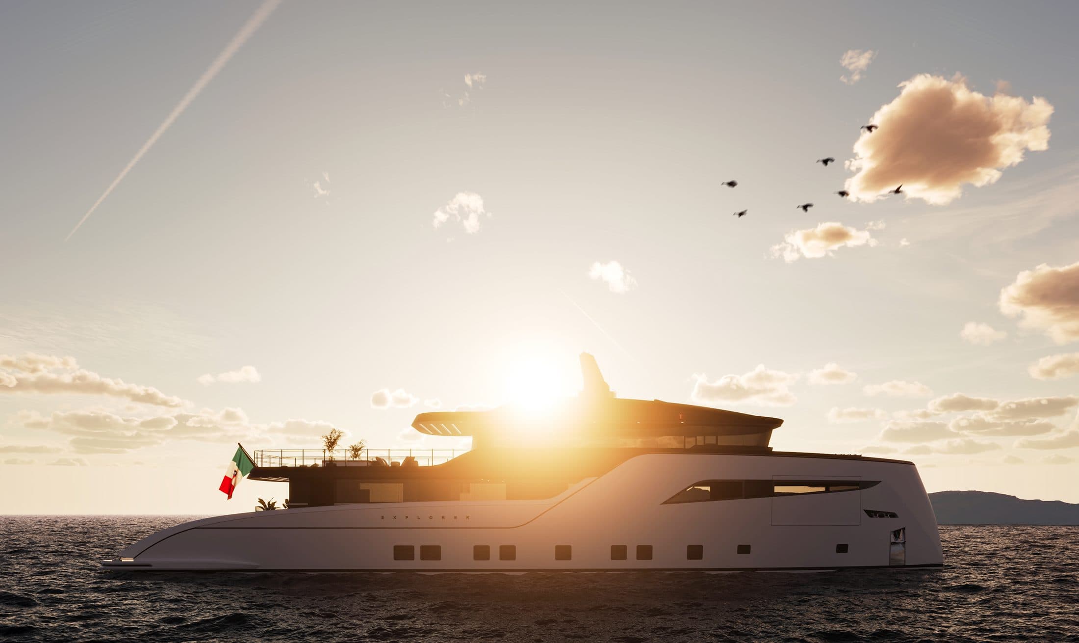 TM41 — A taut line on the water.